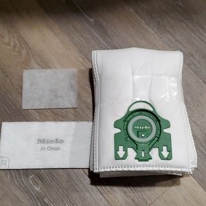 Miele vacuum bags and filters for upright vacuum